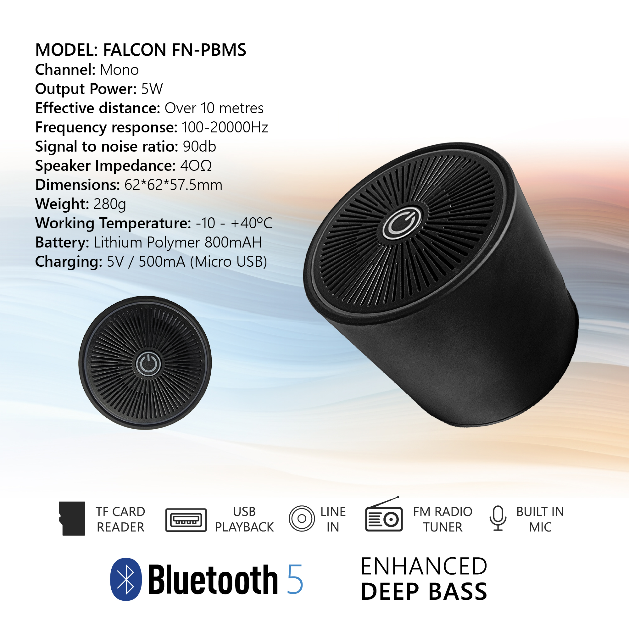 Portable Bluetooth Speaker Web Gallery Specs-01