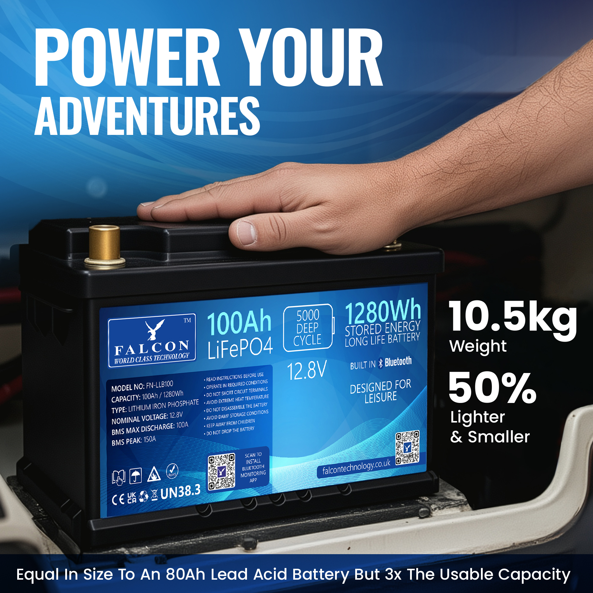 FN-LLB100 - 100AH Lithium Battery (1)